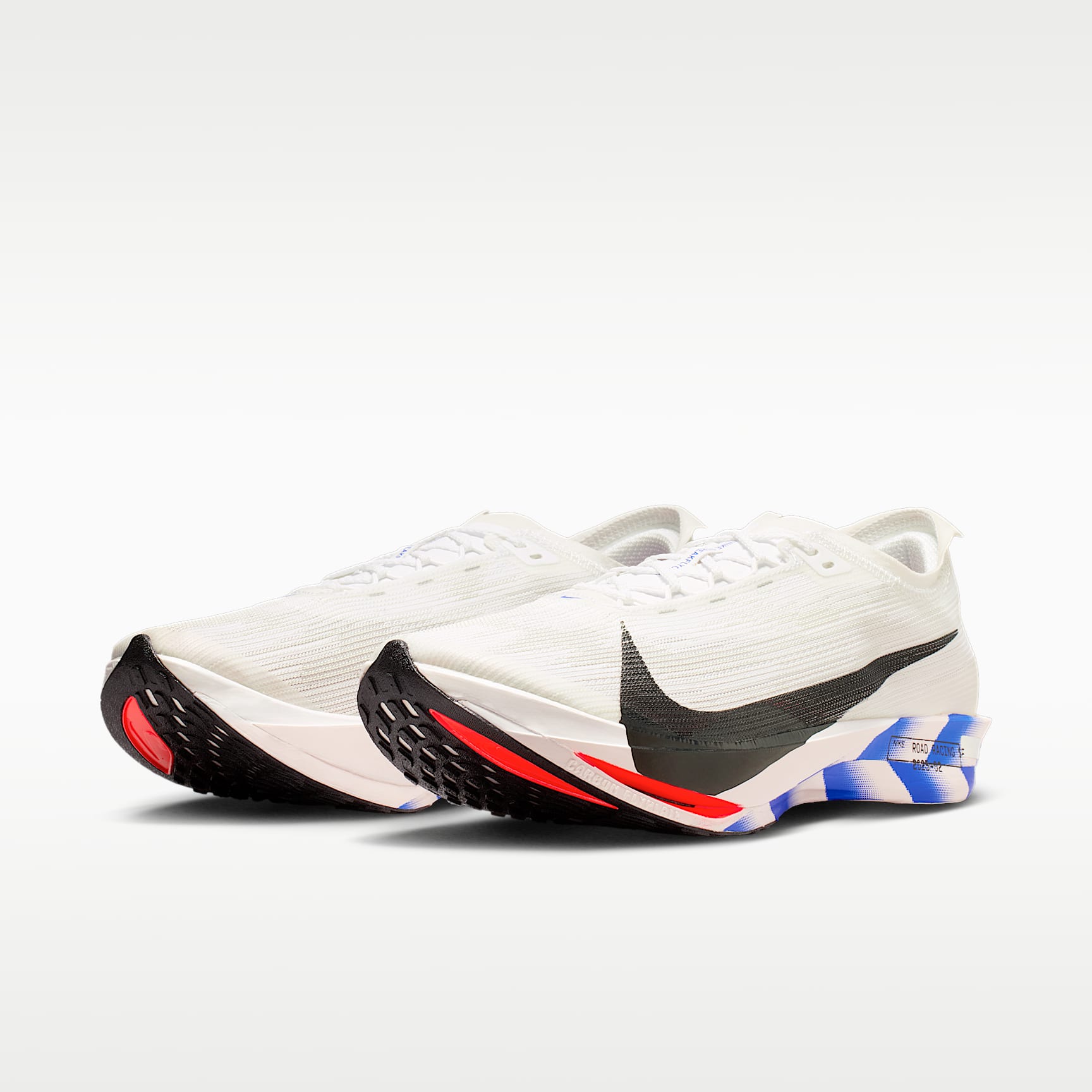 Nike Streakfly 2 Straßenlaufschuh für Wettkämpfe (Herren) – Weiß/Racer Blue/Bright Crimson/Schwarz