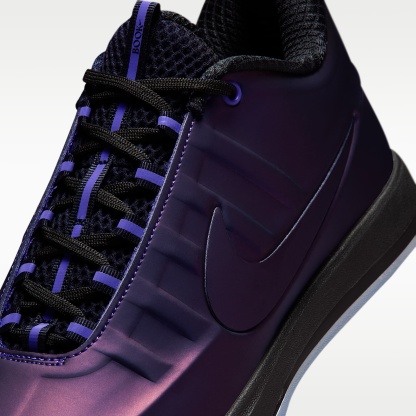 Book 2 PRM "Eggplant Foamposite" Basketballschuh – Varsity Purple/Varsity Purple/Schwarz