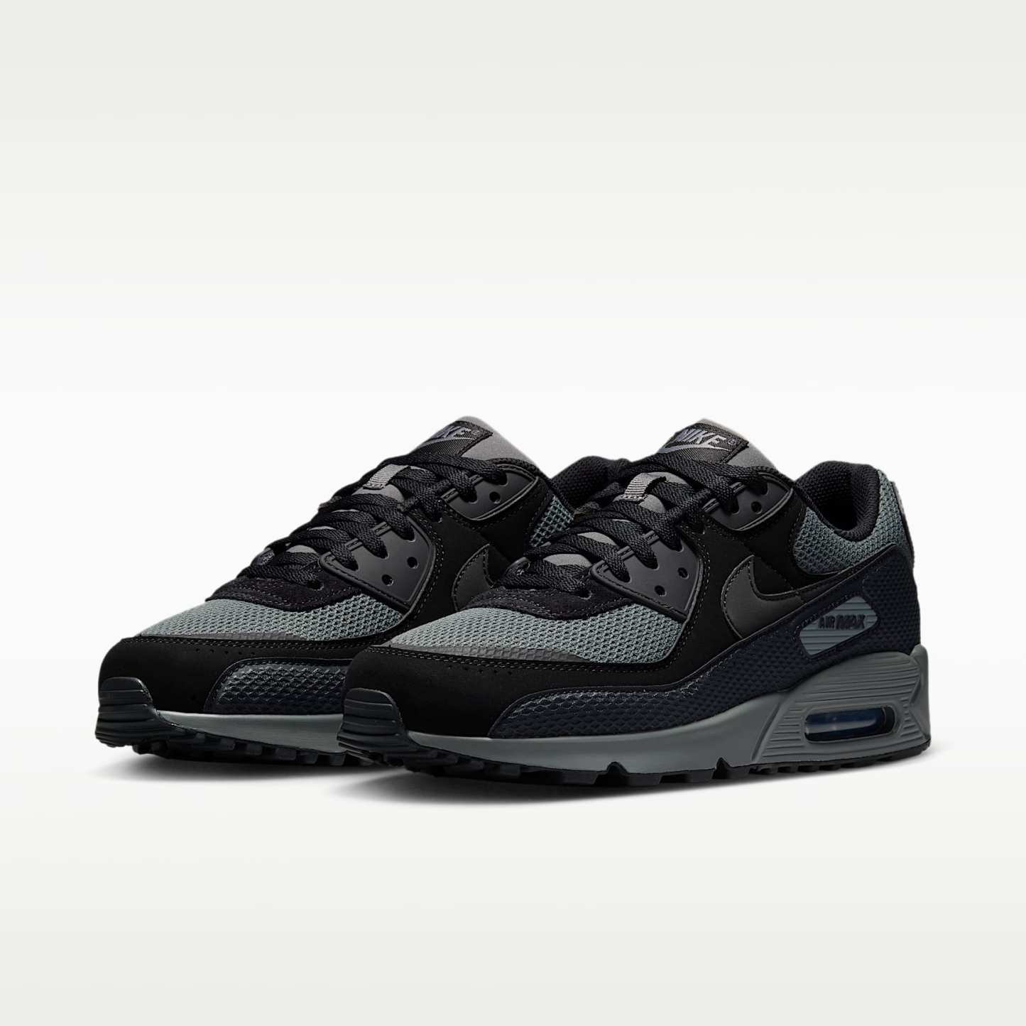 Nike Air Max 90 Premium Schuh (Herren) – Schwarz/Iron Grey/Cool Grey/Schwarz