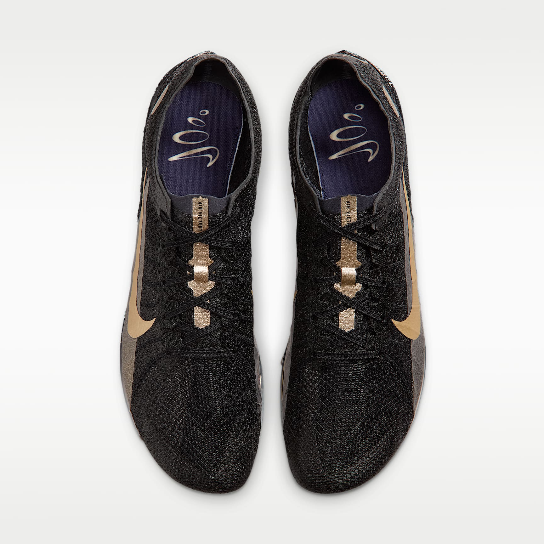 Nike Victory 2 "Keely Hodgkinson" Laufspikes für Langstrecken – Schwarz/Pitch Blue/Blackened Blue/Blur