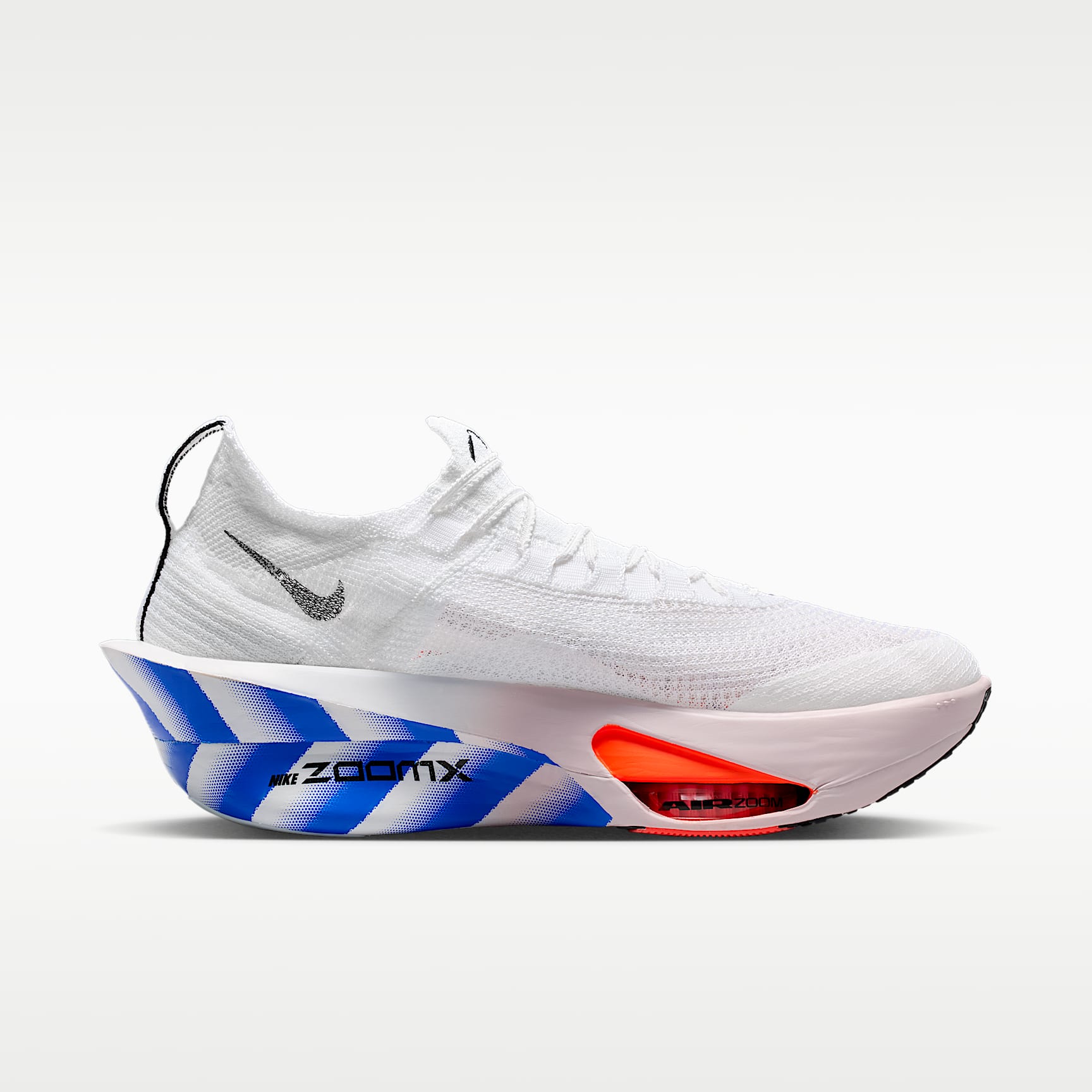 Nike Alphafly 3 Herren-Straßenlaufschuh für Wettkämpfe – Weiß/Platinum Violet/Silt Red/Schwarz