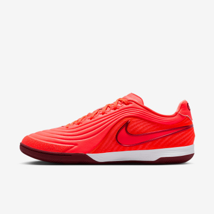 Nike Tiempo Reactgato Low Top Fußballschuh für Hallen- und Hartplätze – Bright Crimson/Team Red