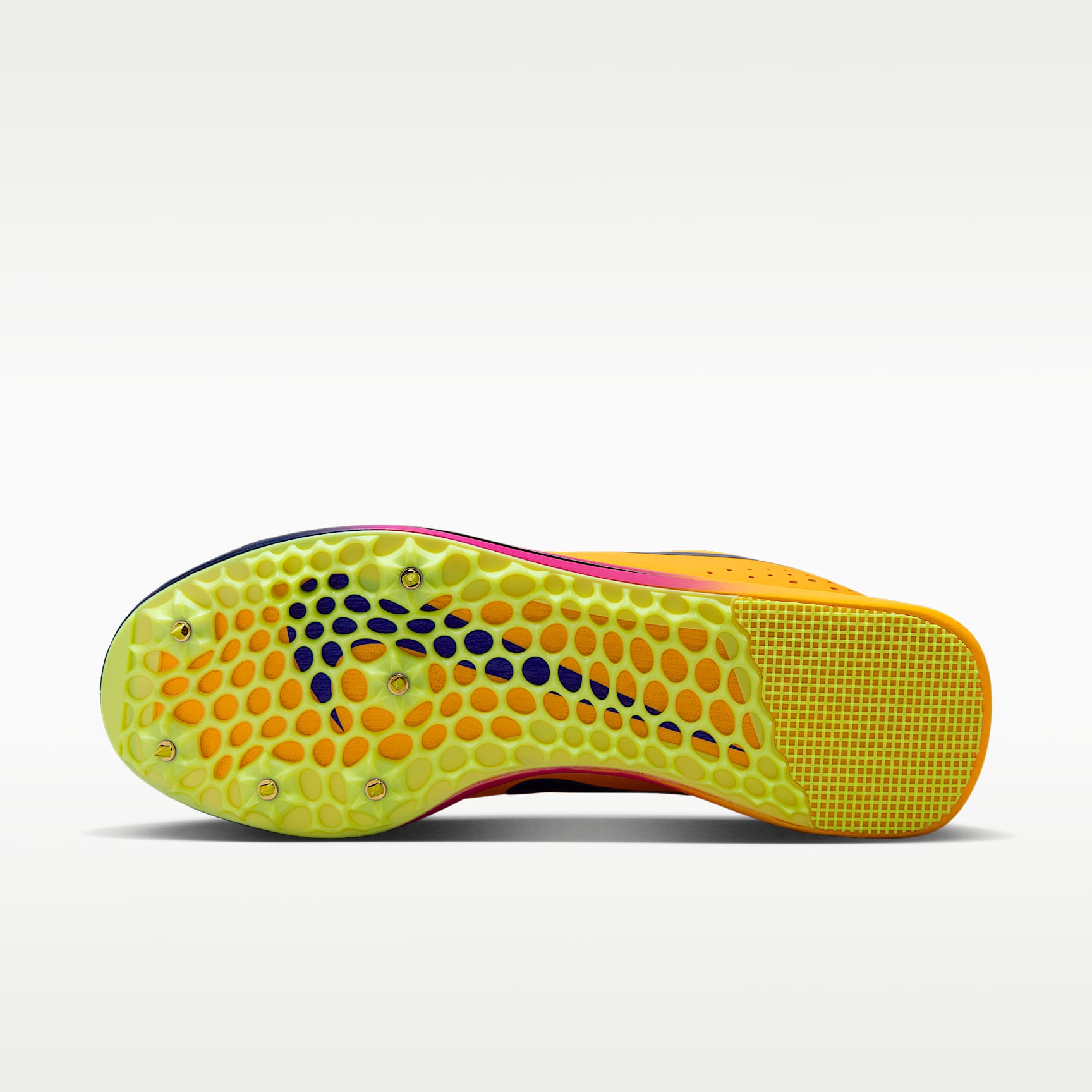 Nike Triple Jump Elite 3 Sprung-Spike für Leichtathletik – Citron Pulse/Volt Ice/Vivid Purple/Indigo Burst
