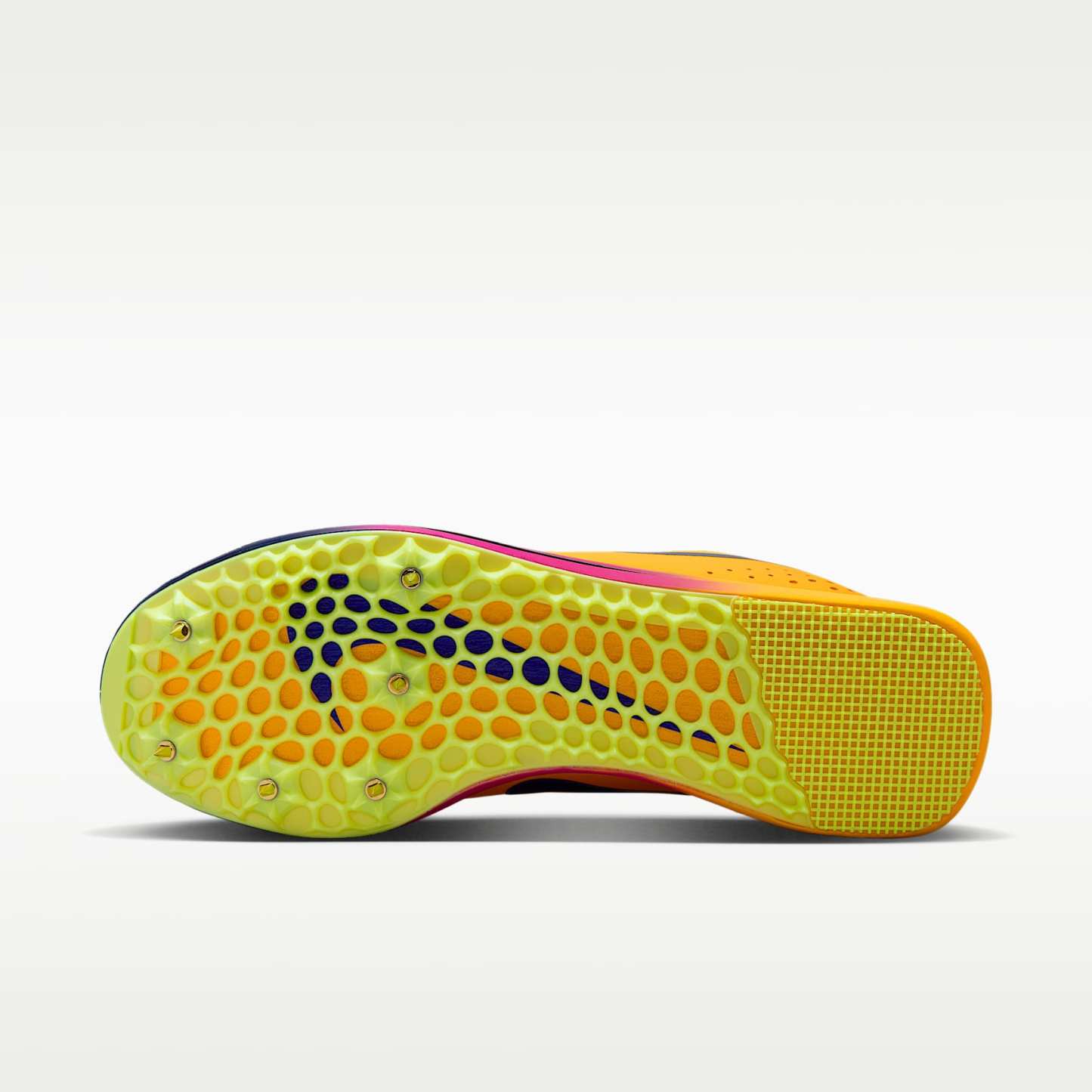 Nike Triple Jump Elite 3 Sprung-Spike für Leichtathletik – Citron Pulse/Volt Ice/Vivid Purple/Indigo Burst