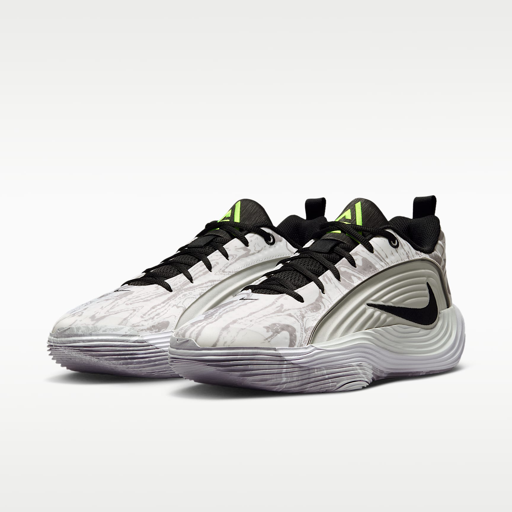 Giannis Immortality 5 Basketballschuh – Weiß/Off White/Light Smoke Grey/Metallic Silver