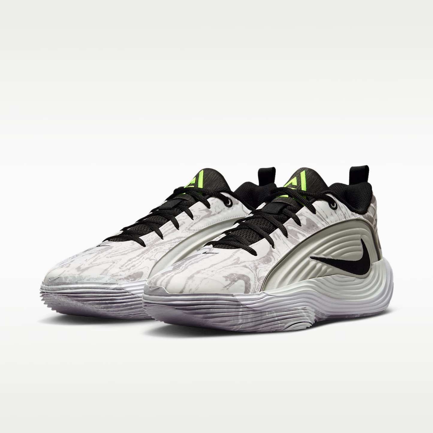 Giannis Immortality 5 Basketballschuh – Weiß/Off White/Light Smoke Grey/Metallic Silver