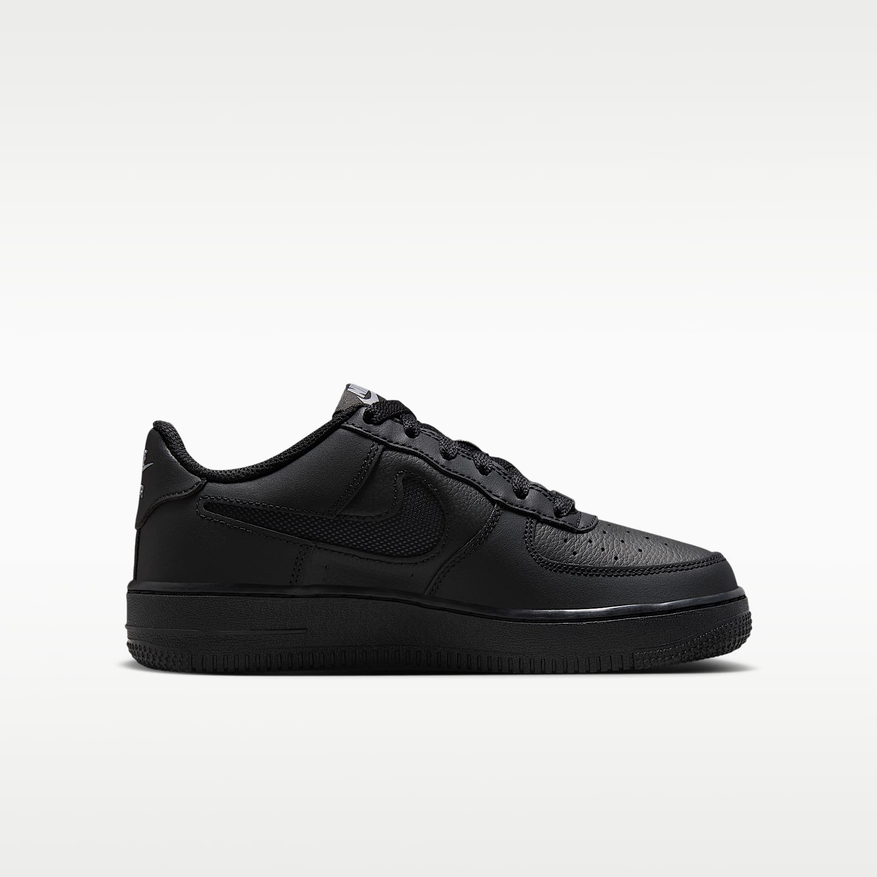 Nike Air Force 1 LV8 Schuh (ältere Kinder) – Schwarz/Cool Grey/Cool Grey