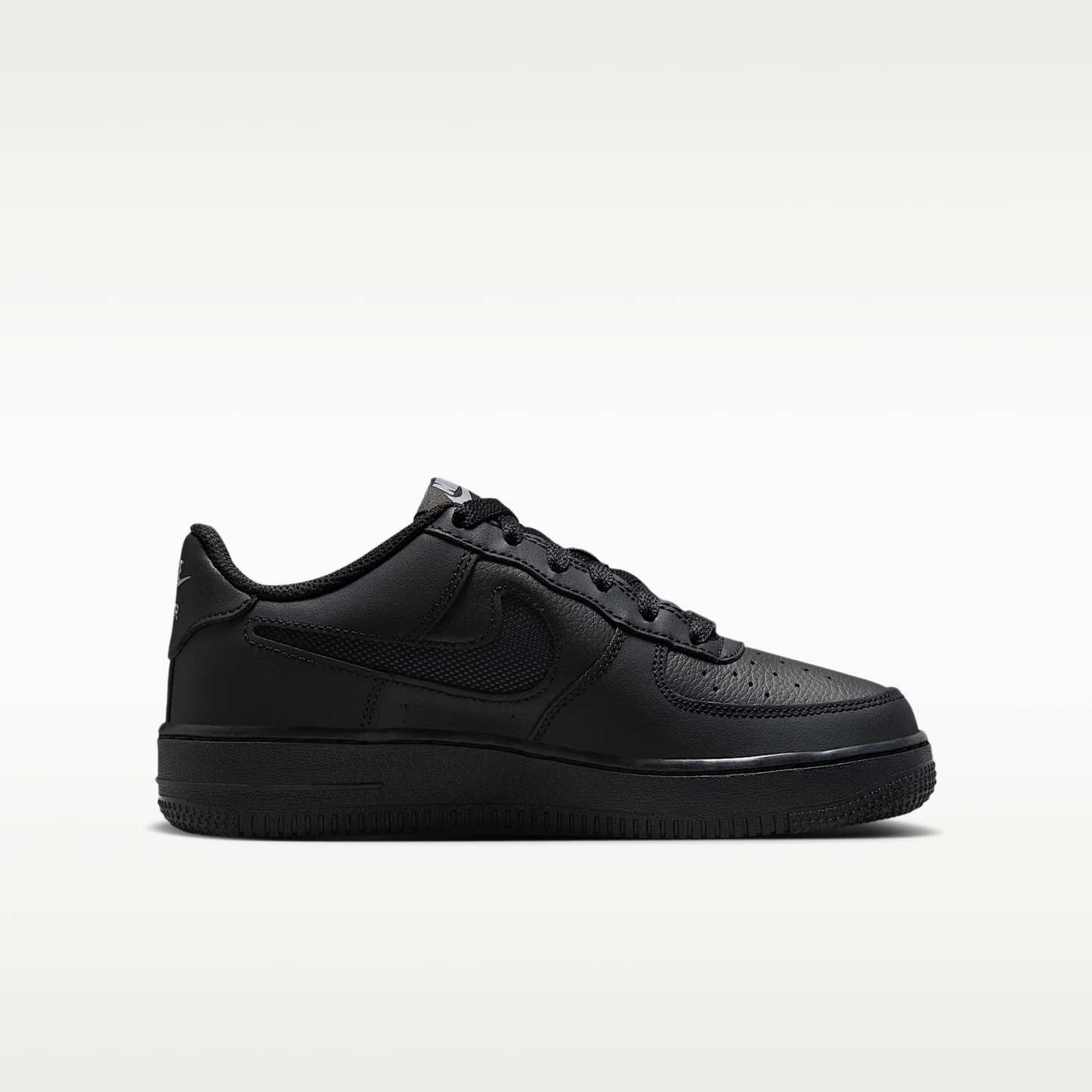 Nike Air Force 1 LV8 Schuh (ältere Kinder) – Schwarz/Cool Grey/Cool Grey