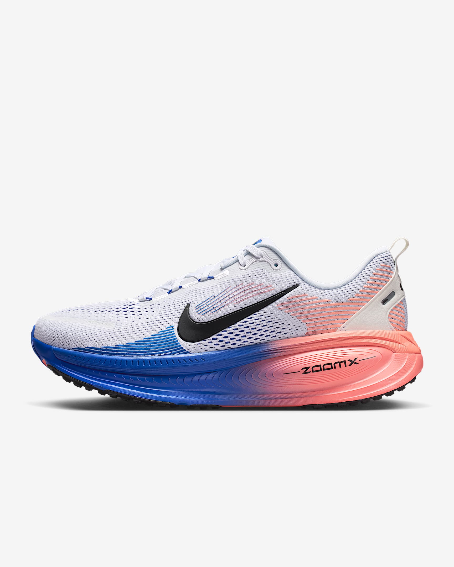 Nike Vomero 18 Straßenlaufschuh (Herren) – Weiß/Racer Blue/Atomic Pink/Schwarz