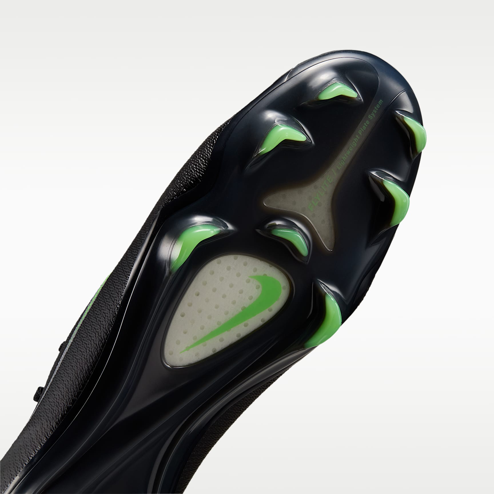 Nike Mercurial Vapor 17 Elite Low-Top-Fußballschuh für normalen Rasen – Schwarz/Schwarz/Illusion Green