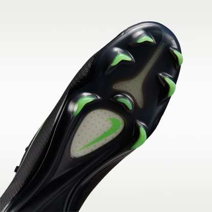 Nike Mercurial Vapor 17 Elite Low-Top-Fußballschuh für normalen Rasen – Schwarz/Schwarz/Illusion Green