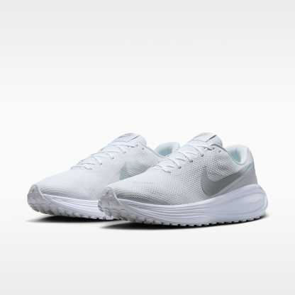 Nike Revolution 8 Straßenlaufschuh (Herren) – Weiß/Pure Platinum