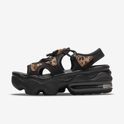 Nike Air Max Koko Damen-Sandale – Schwarz/Schwarz/Anthracite/Metallic Gold