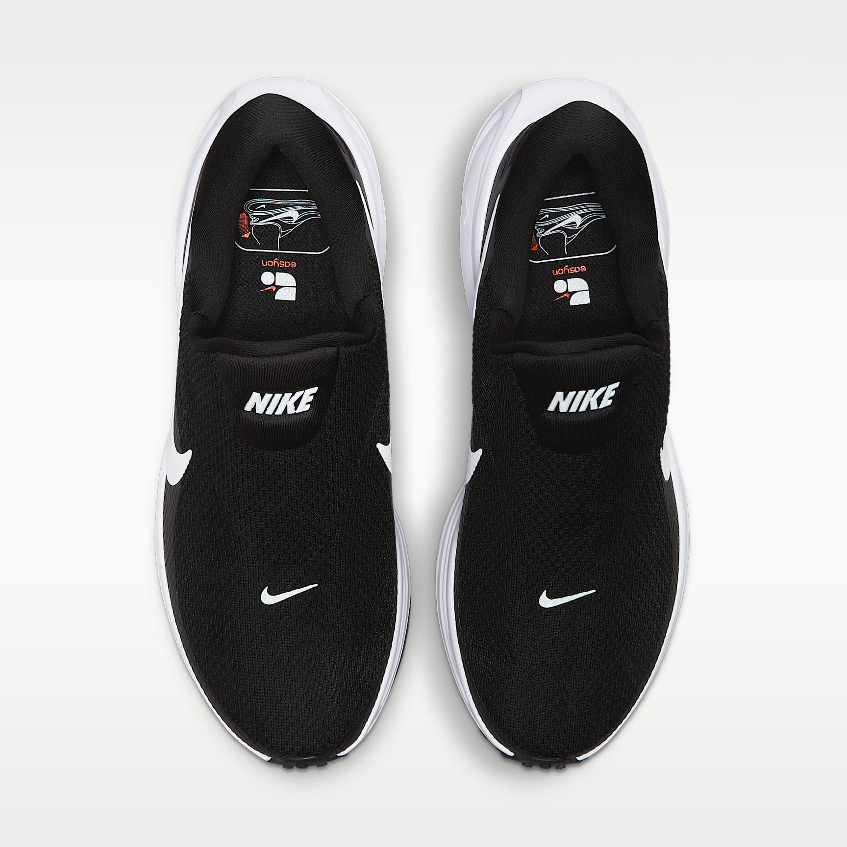 Nike Revolution 8 EasyOn Straßenlaufschuh (Damen) – Schwarz/Anthracite/Wolf Grey/Weiß