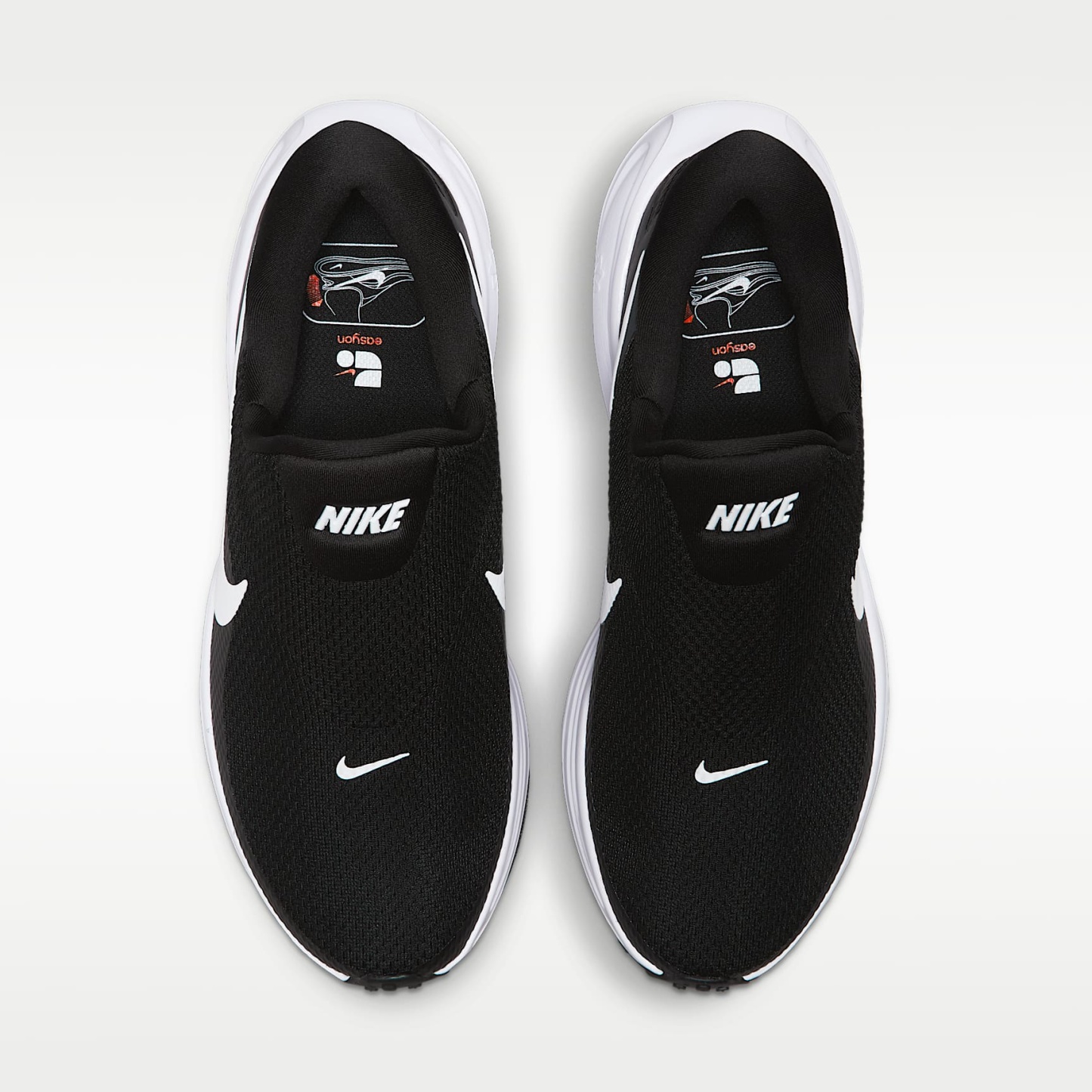 Nike Revolution 8 EasyOn Straßenlaufschuh (Damen) – Schwarz/Anthracite/Wolf Grey/Weiß