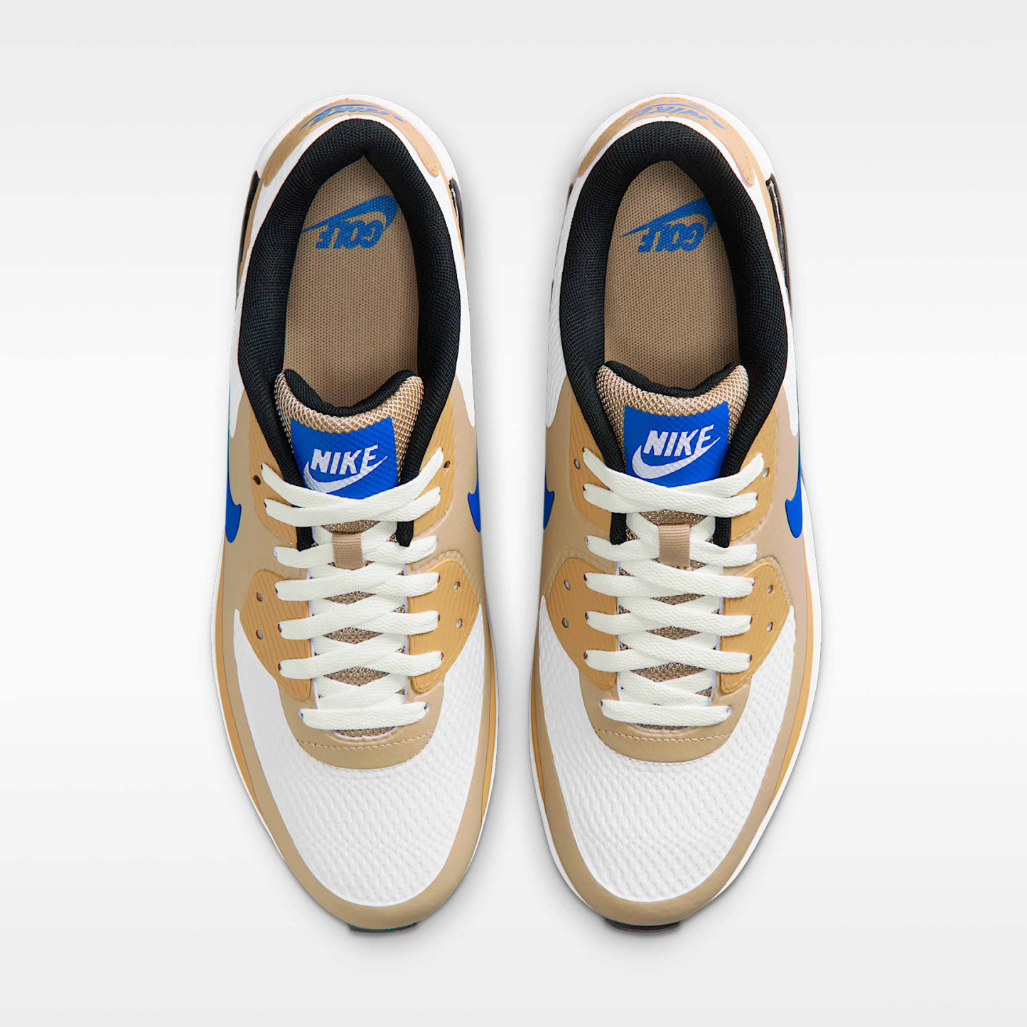 Nike Air Max 90 G Golfschuh – Weiß/Linen/Game Royal