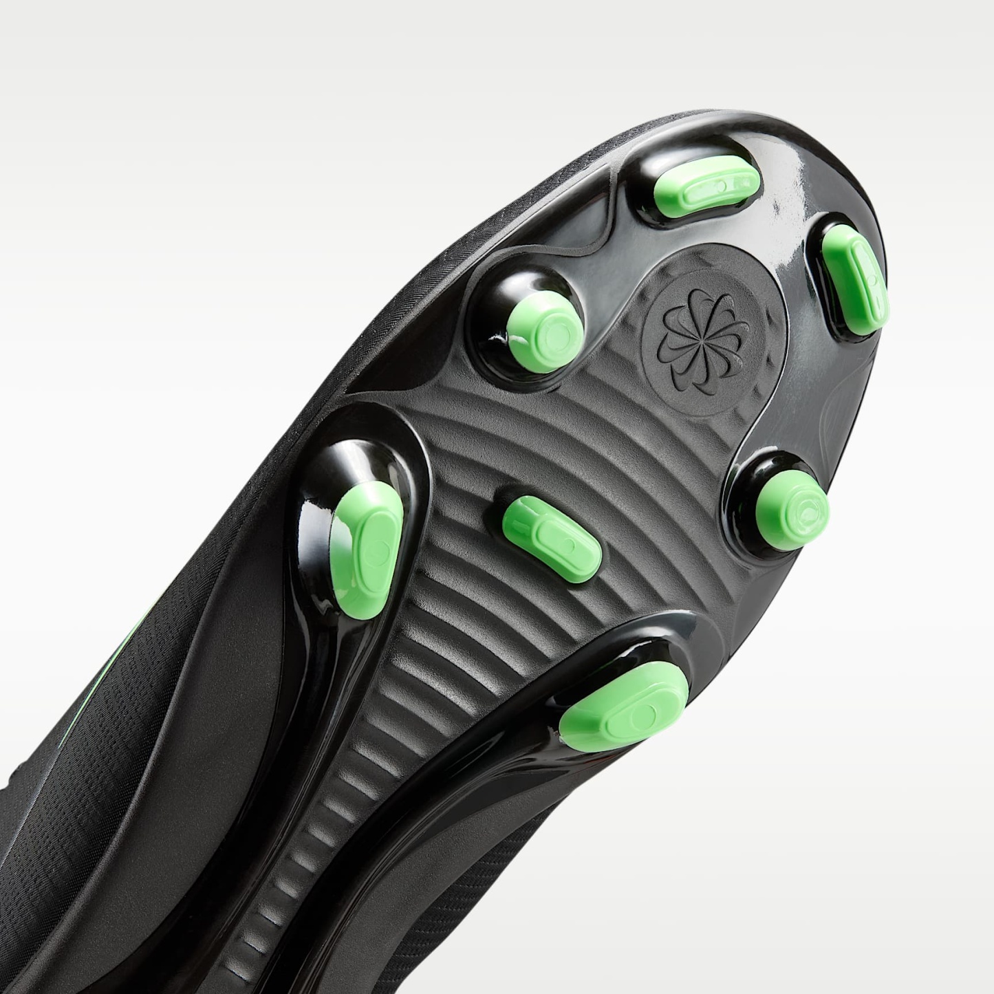 Nike Mercurial Vapor 17 Club Low-Top-Fußballschuh für verschiedene Böden – Schwarz/Schwarz/Illusion Green