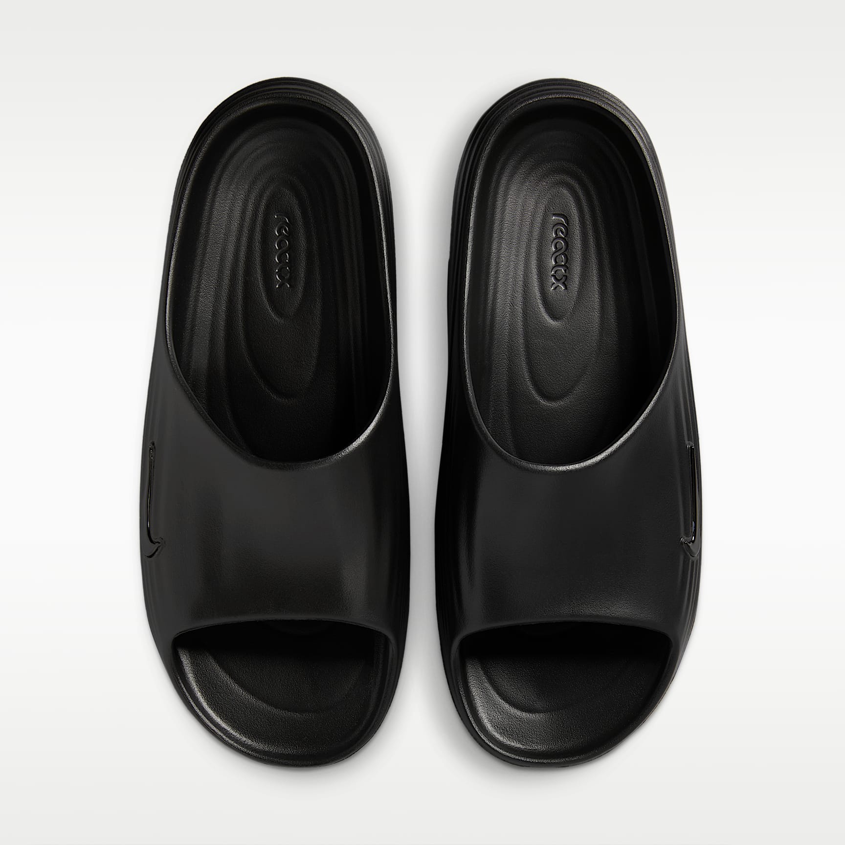 Nike ReactX Rejuven8 Slides (Herren) – Schwarz/Schwarz/Schwarz