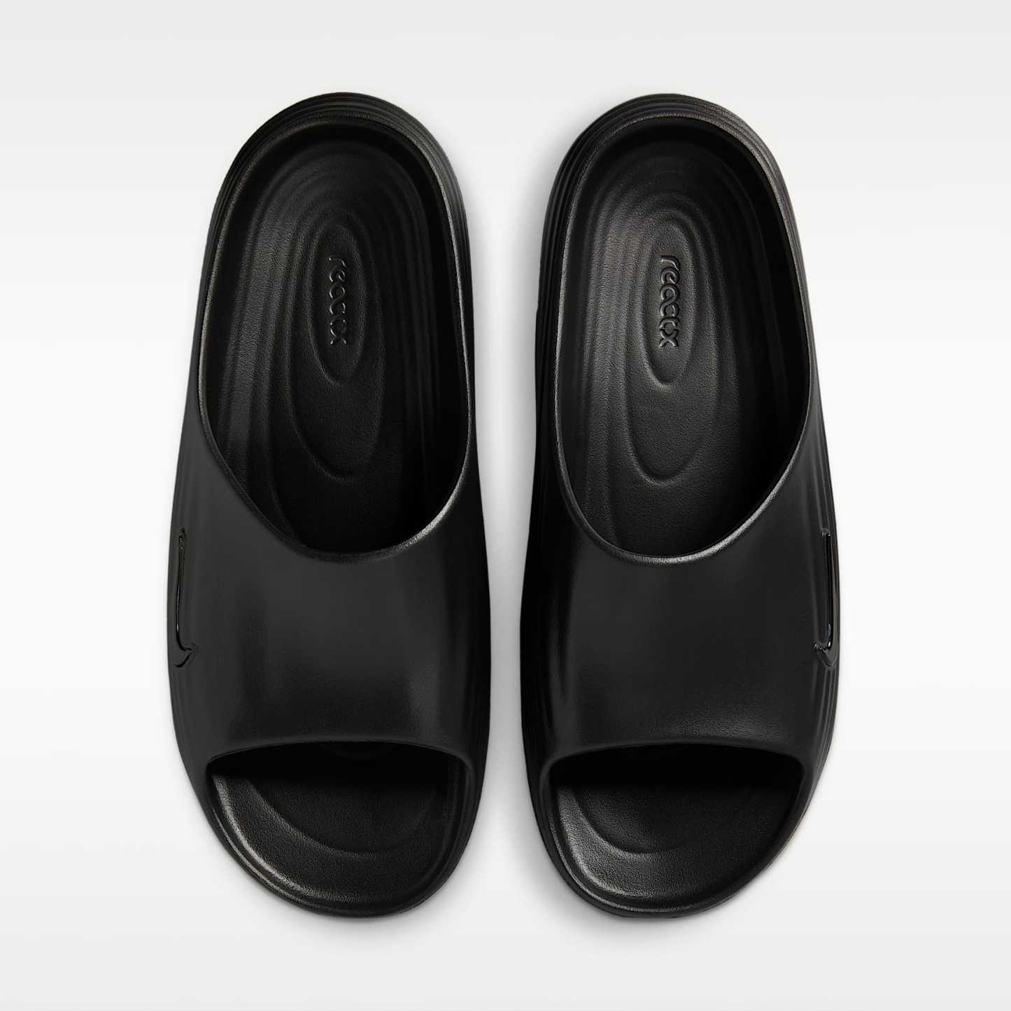 Nike ReactX Rejuven8 Slides (Herren) – Schwarz/Schwarz/Schwarz