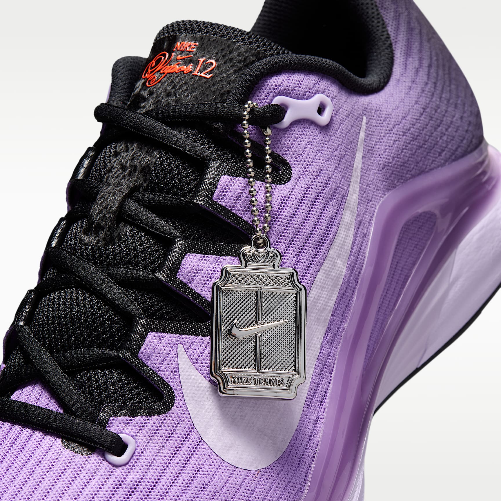 Nike Zoom Vapor 12 PRM Tennisschuhe für Clay Courts (Herren) – Bright Violet/Schwarz/Infrared 23/Violet Mist
