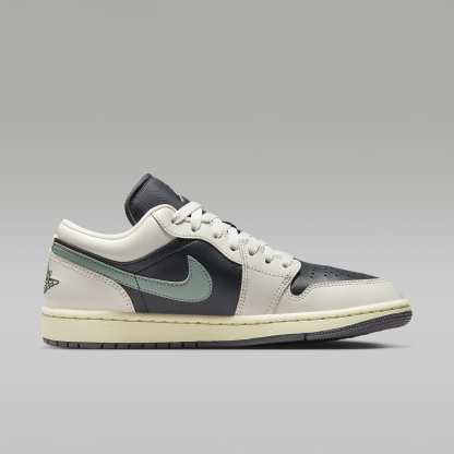 Air Jordan 1 Low Damenschuh – Anthracite/Sail/Legend Sand/Jade Smoke