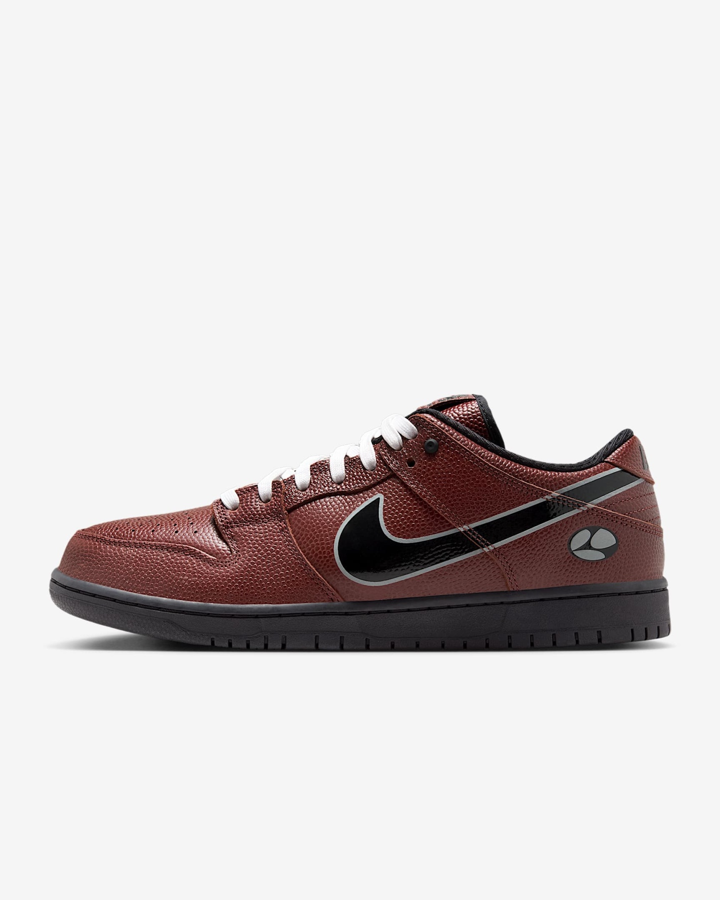 Nike SB Dunk Low Pro Skateboardschuh – Dark Pony/Silber/Weiß/Schwarz