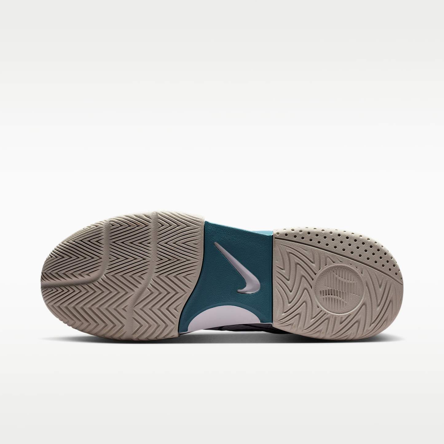 NikeCourt Lite 4 Herren-Tennisschuh – Weiß/Light Bone/New Slate/Smokey Blue