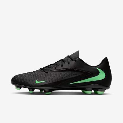 Nike Phantom 6 Low Club Fußballschuh für verschiedene Böden – Schwarz/Schwarz/Illusion Green