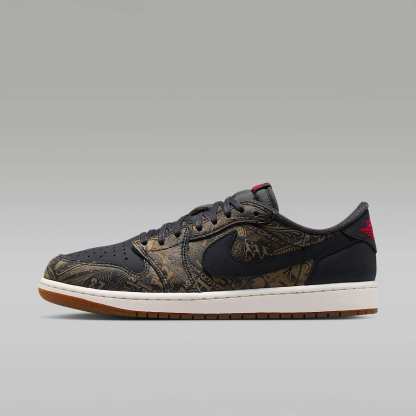 Air Jordan 1 Low OG "Laser" Schuh (Herren) – Schwarz/Summit White/Summit White/Varsity Red