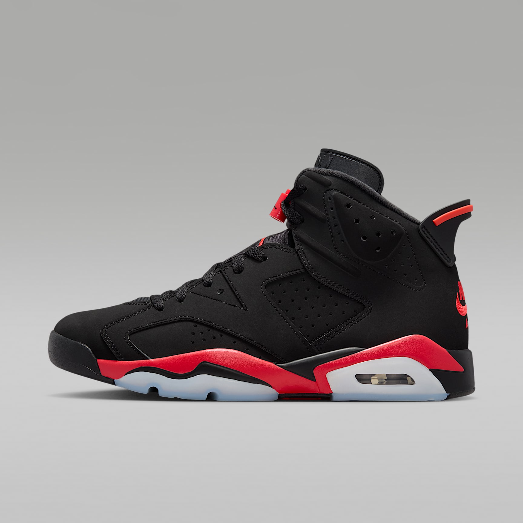Air Jordan 6 Retro Herrenschuh – Schwarz/Light Crimson