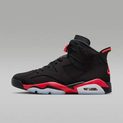 Air Jordan 6 Retro Herrenschuh – Schwarz/Light Crimson