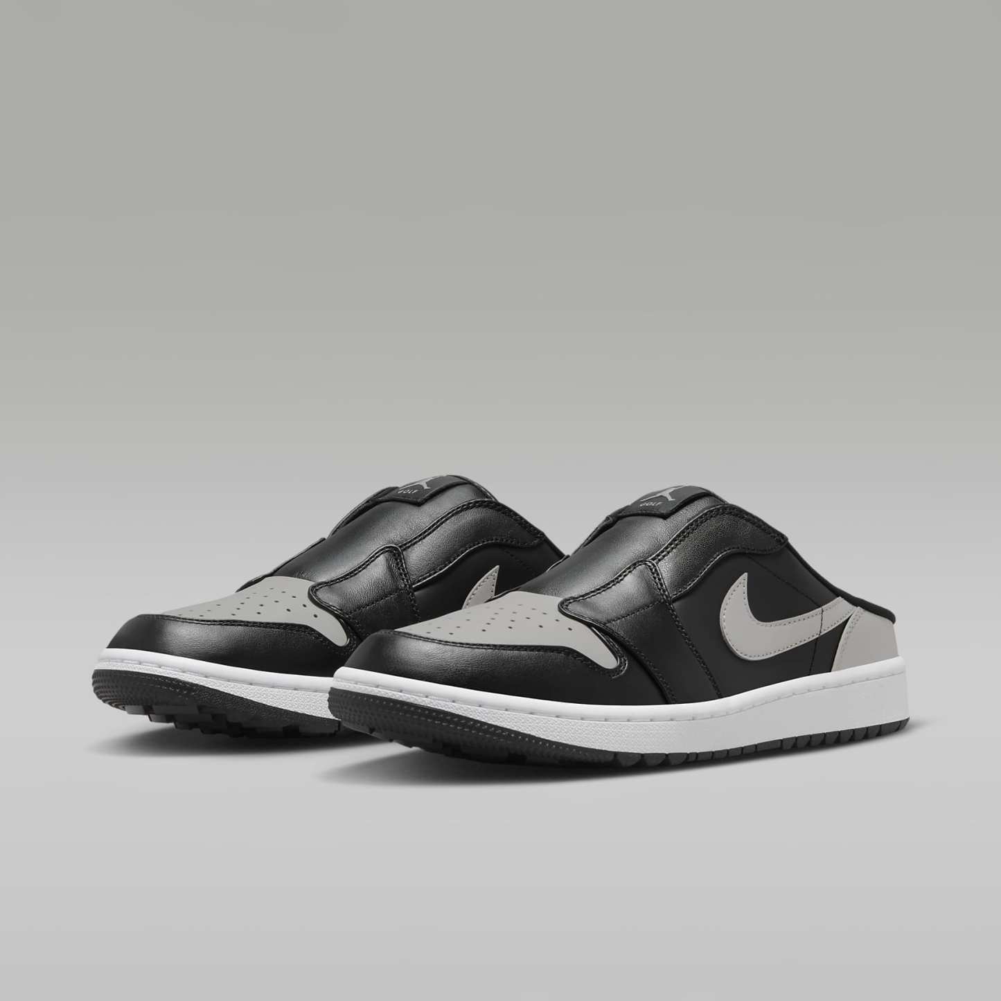 Air Jordan Mule Golfschuh – Schwarz/Weiß/Medium Grey