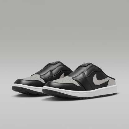 Air Jordan Mule Golfschuh – Schwarz/Weiß/Medium Grey