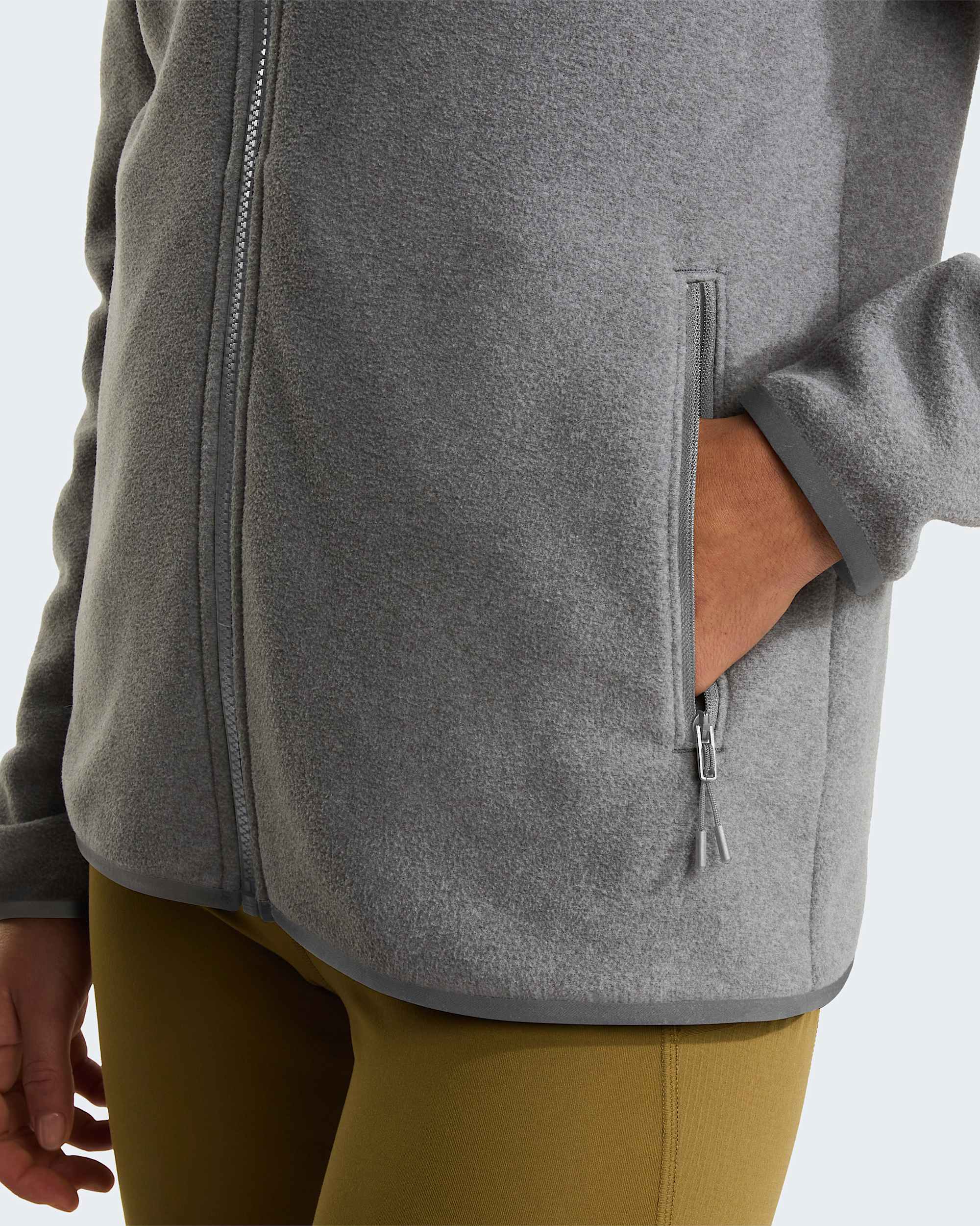 Glacier Fleece für Damen – TNF Mid Grey Heather