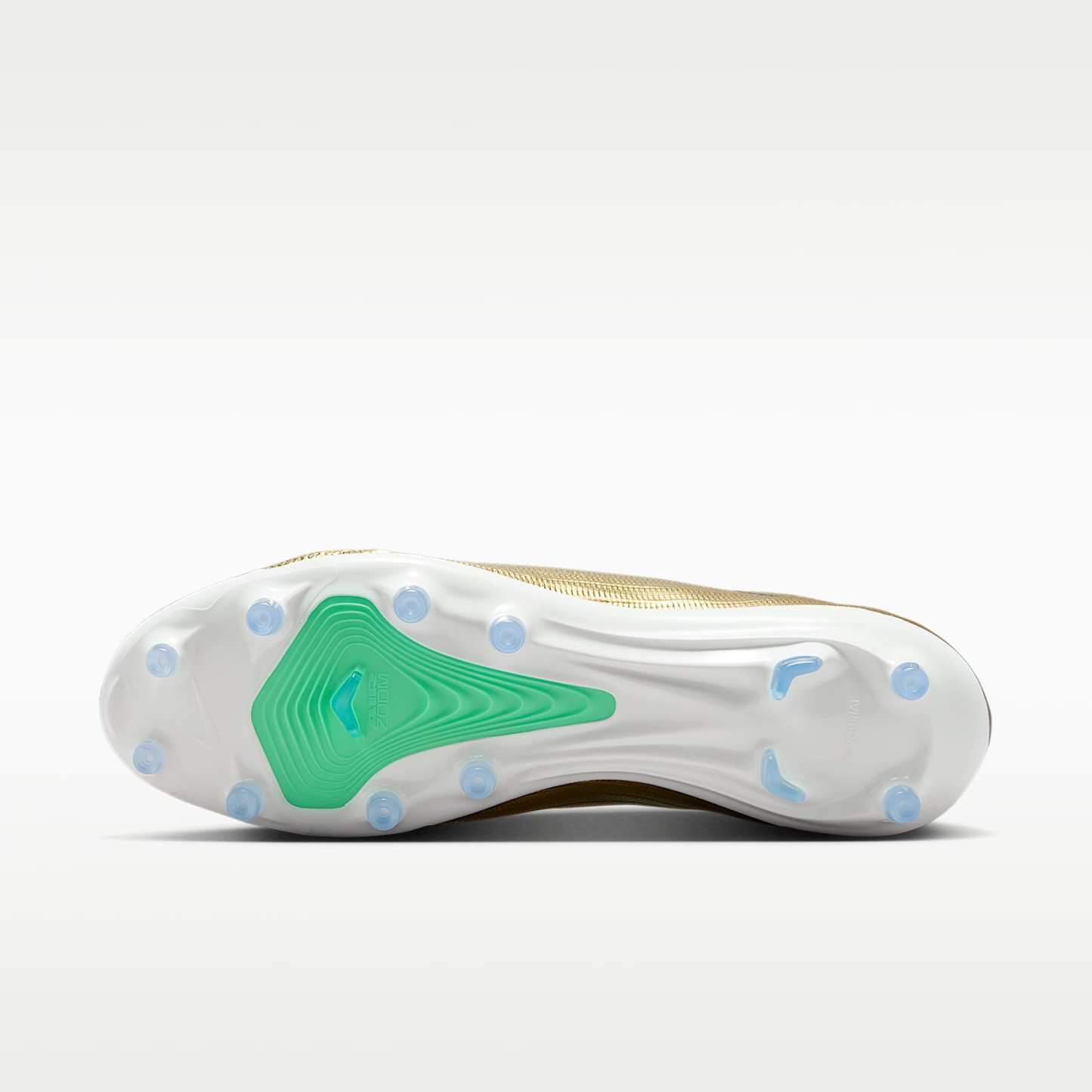 Nike Mercurial Superfly 11 Pro „Kylian Mbappé“ Low-Top-Fußballschuh für Kunstrasen – Metallic Gold/Green Glow