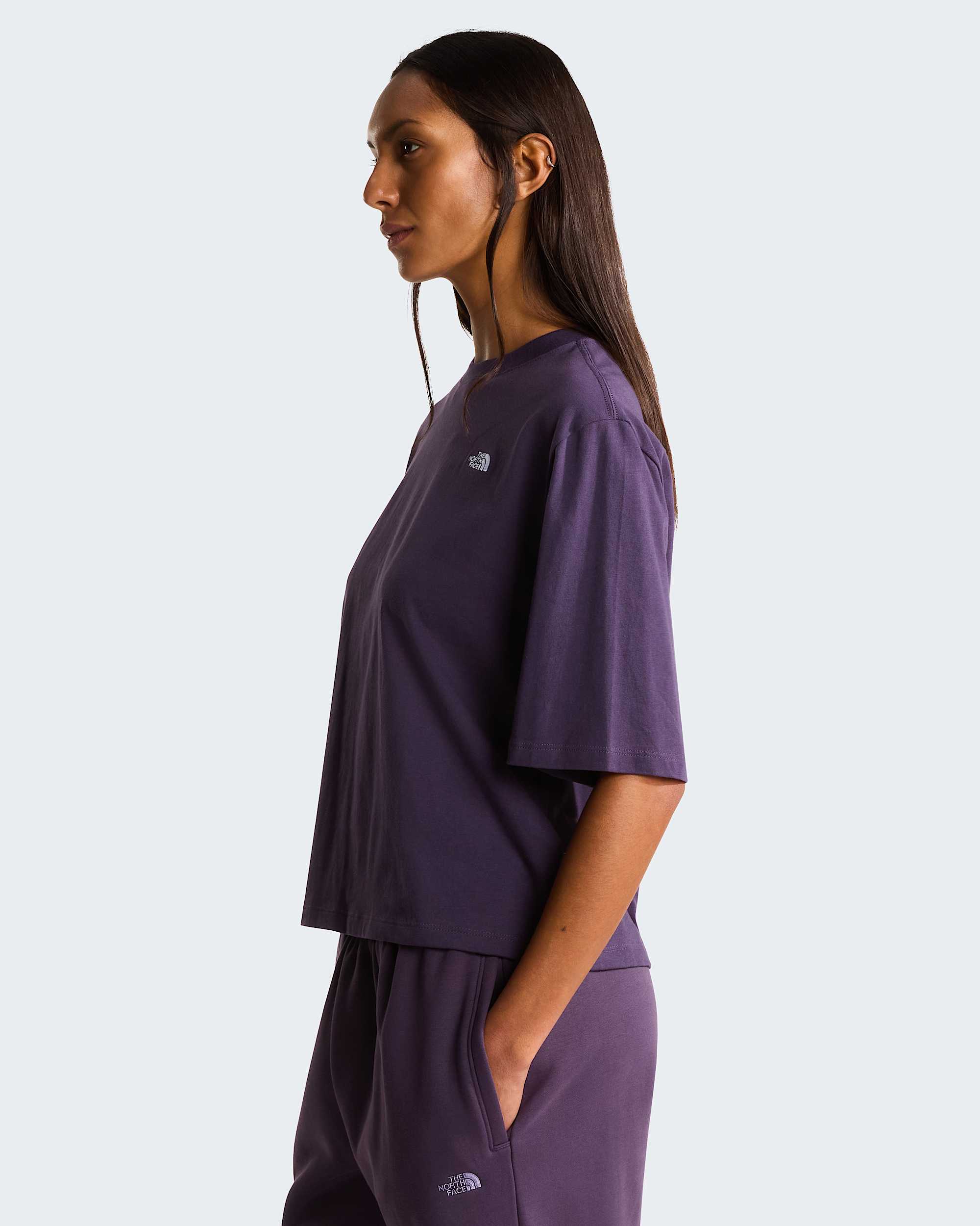 TNF™ Essential Simple Dome Boxy T-Shirt mit lockerer Passform Damen – Endless Dusk