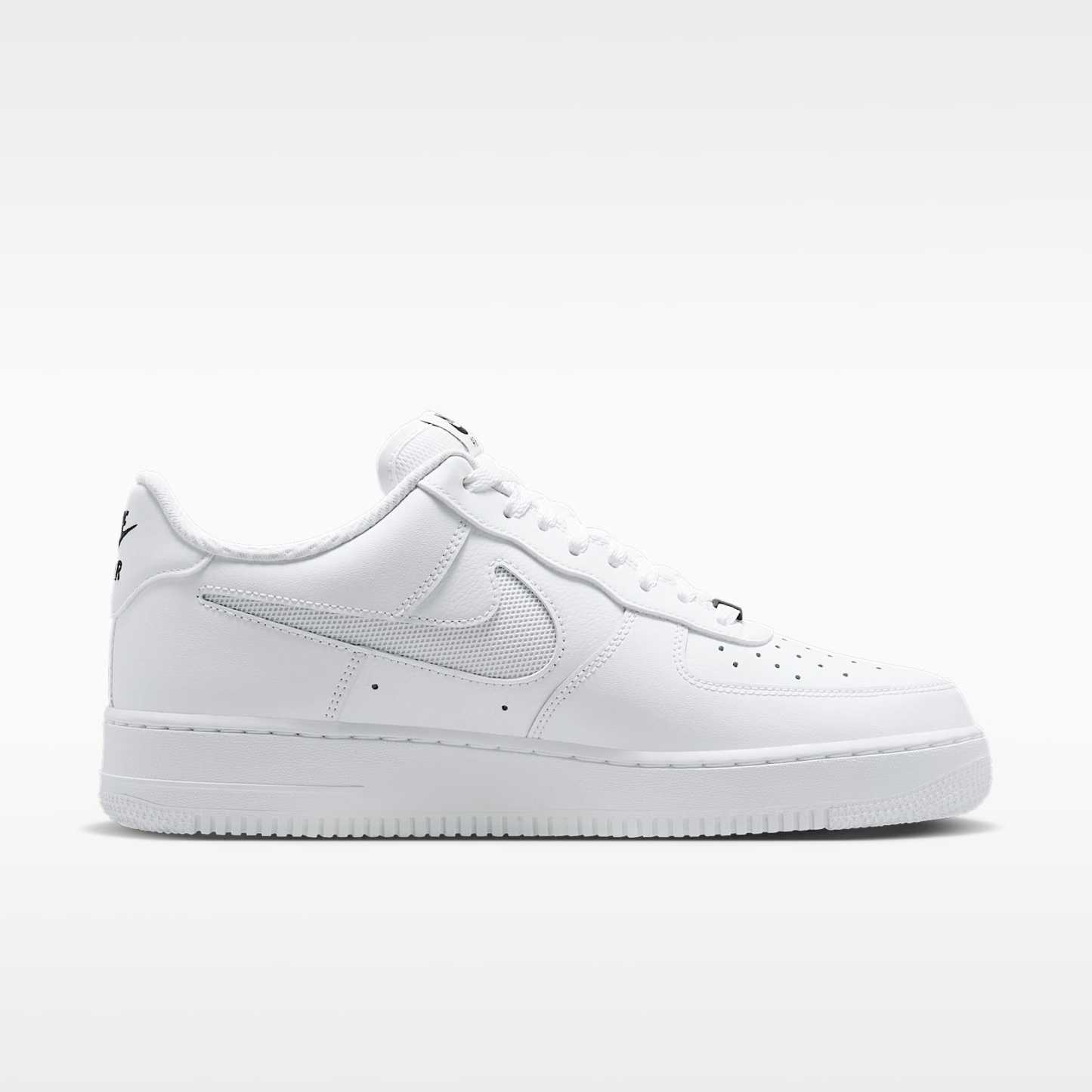 Nike Air Force 1 '07 LV8 Schuh (Herren) – Weiß/Schwarz/Reflect Silver