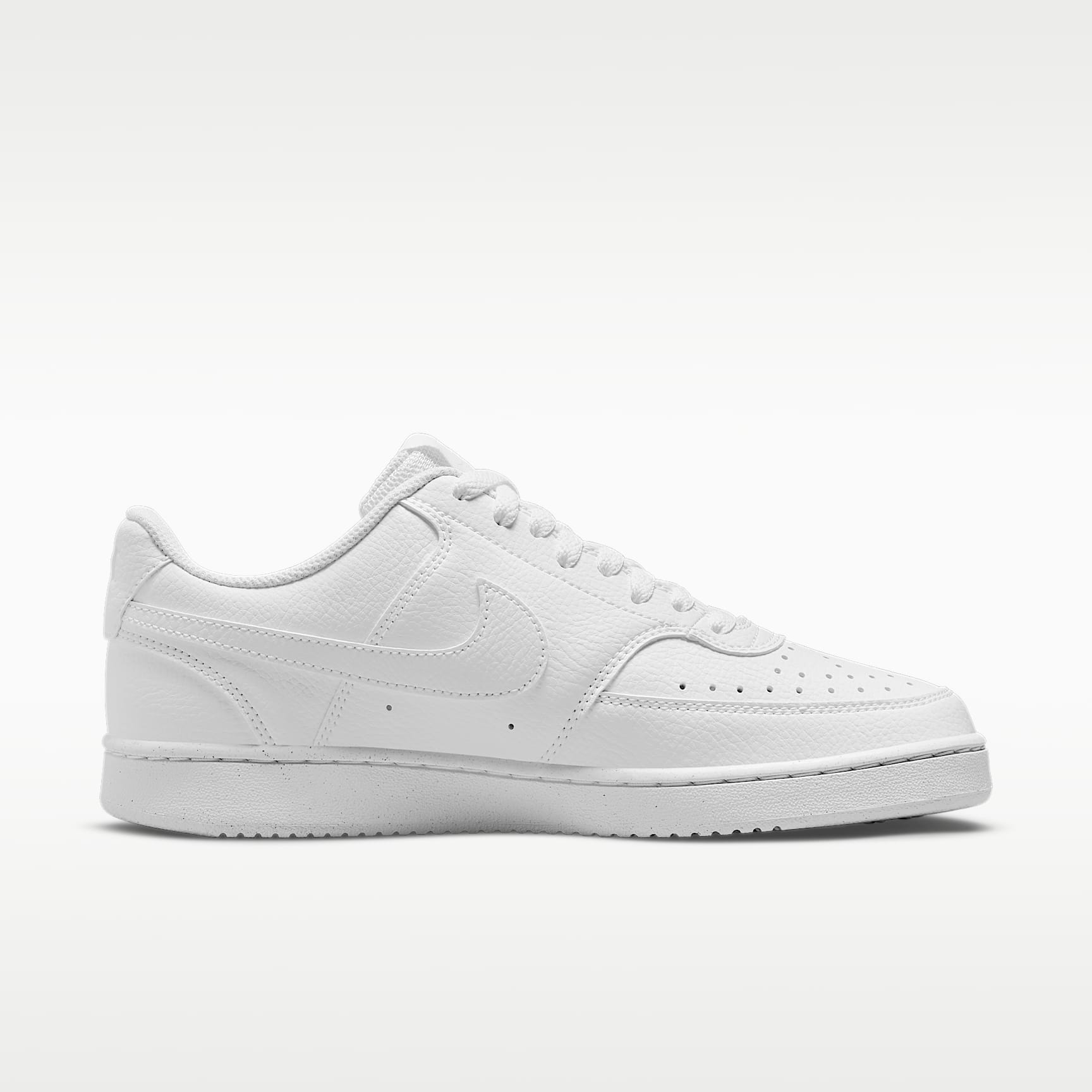 Nike Court Vision Low Next Nature Schuh (Damen) – Weiß/Weiß/Weiß