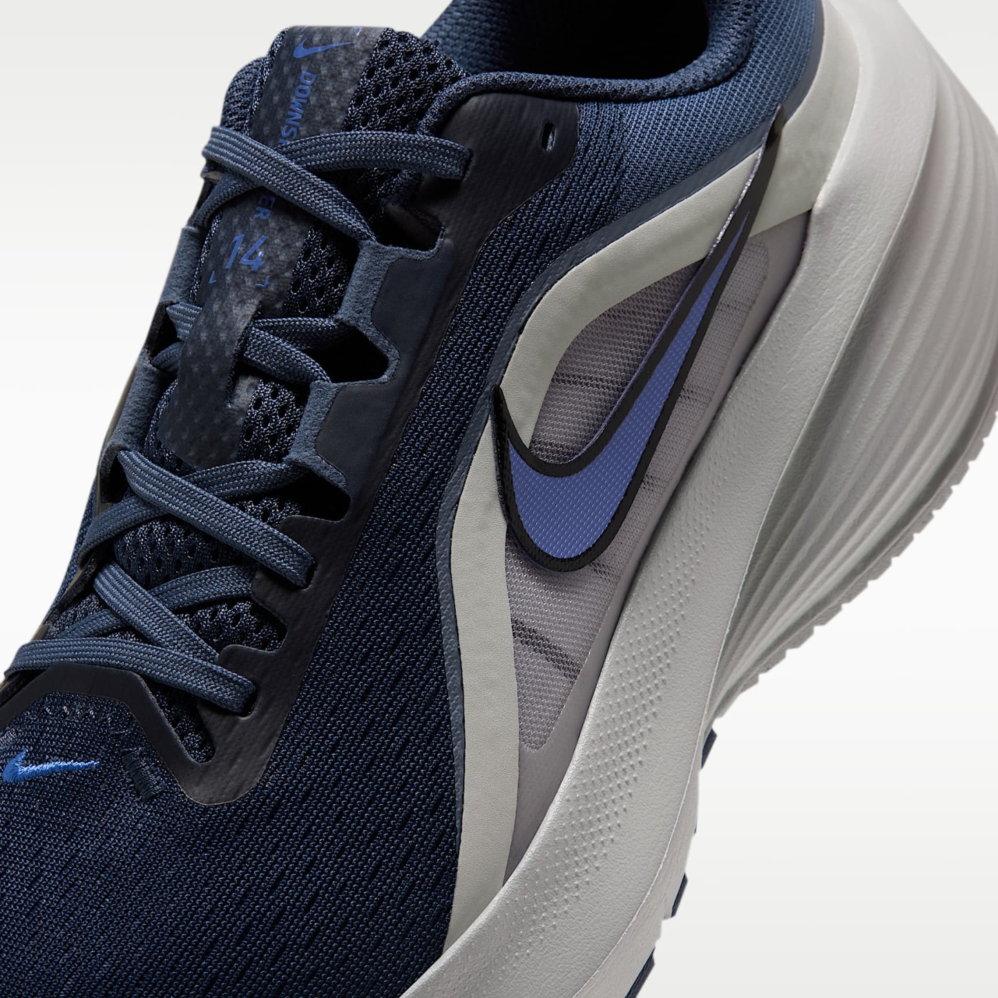 Nike Downshifter 14 Straßenlaufschuh (Herren) – Dark Slate/Grey Mist/Smokey Blue/Racer Blue