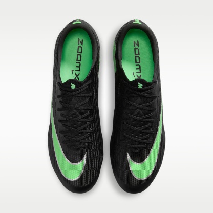 Nike Mercurial Superfly 11 Elite Low-Top-Fußballschuh für weichen Rasen – Schwarz/Schwarz/Illusion Green
