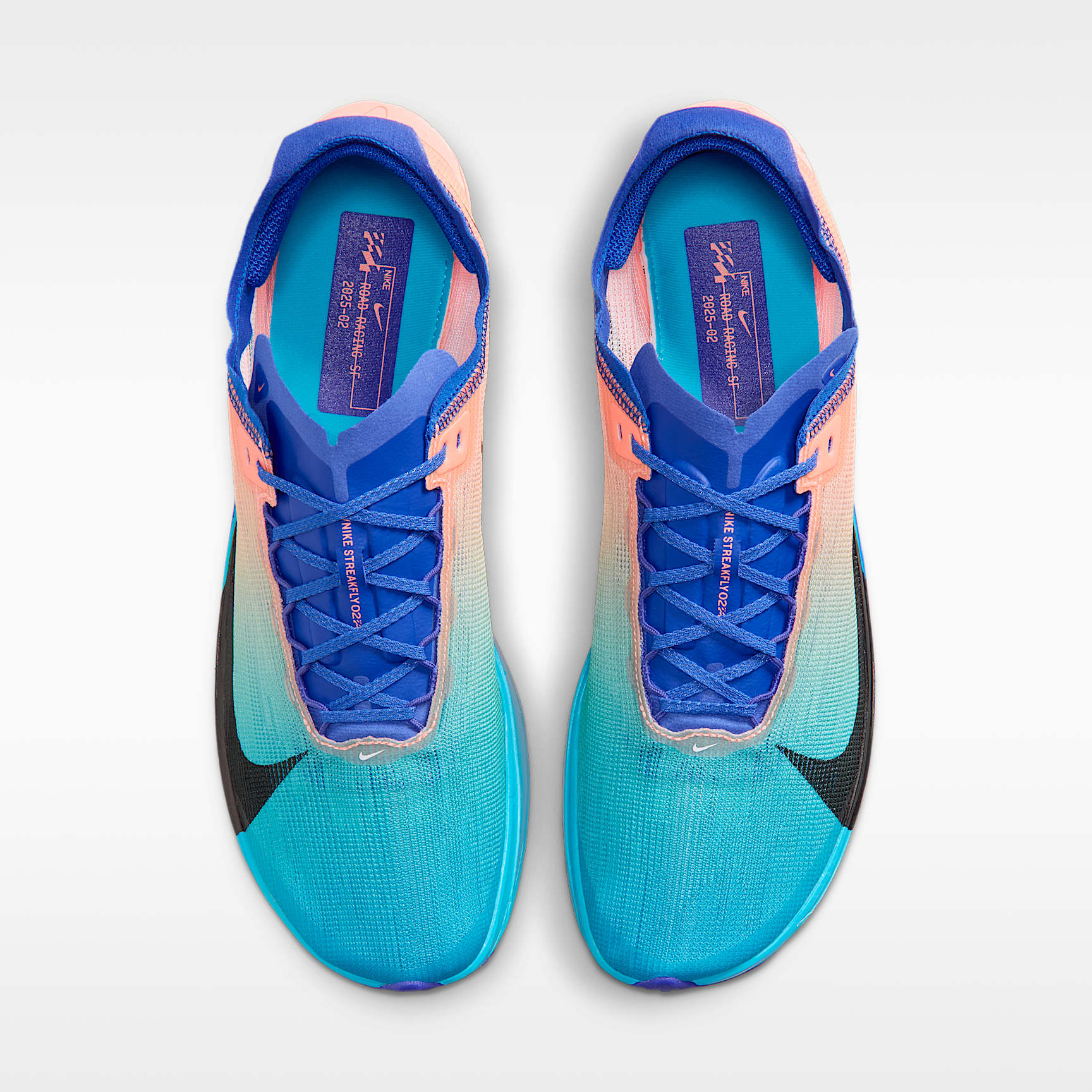 Nike Streakfly 2 Straßenlaufschuh für Wettkämpfe – Atomic Pink/Racer Blue/Blue Lightning/Weiß