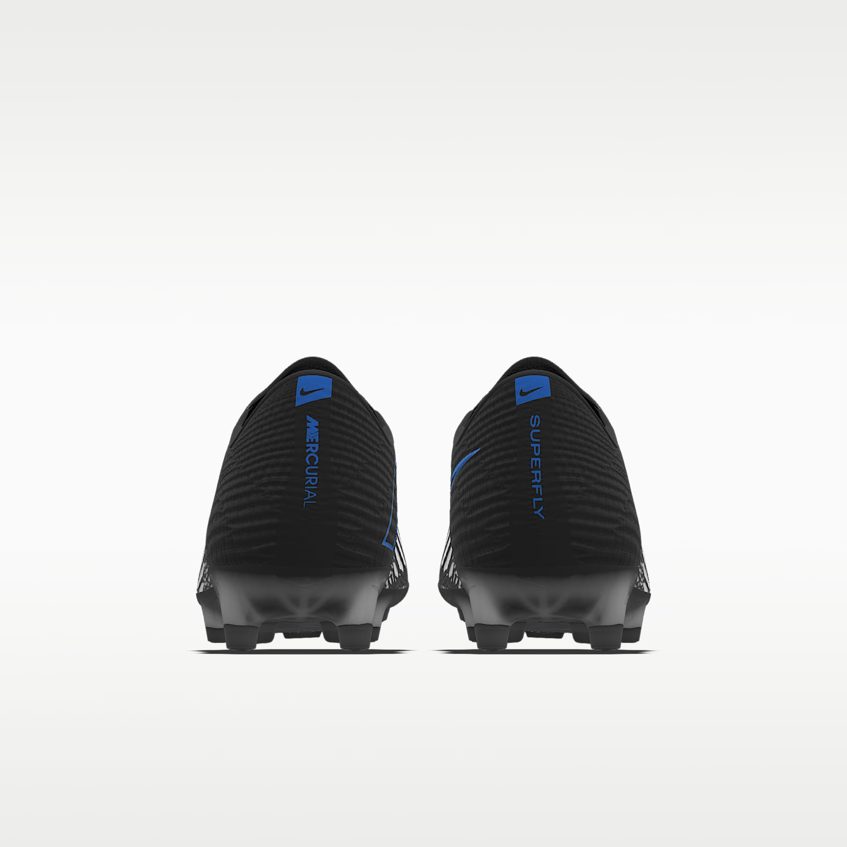 Nike Mercurial Superfly 11 Elite By You personalisierbarer Low-Top-Fußballschuh für Kunstrasen – Schwarz/Schwarz [4172670494]