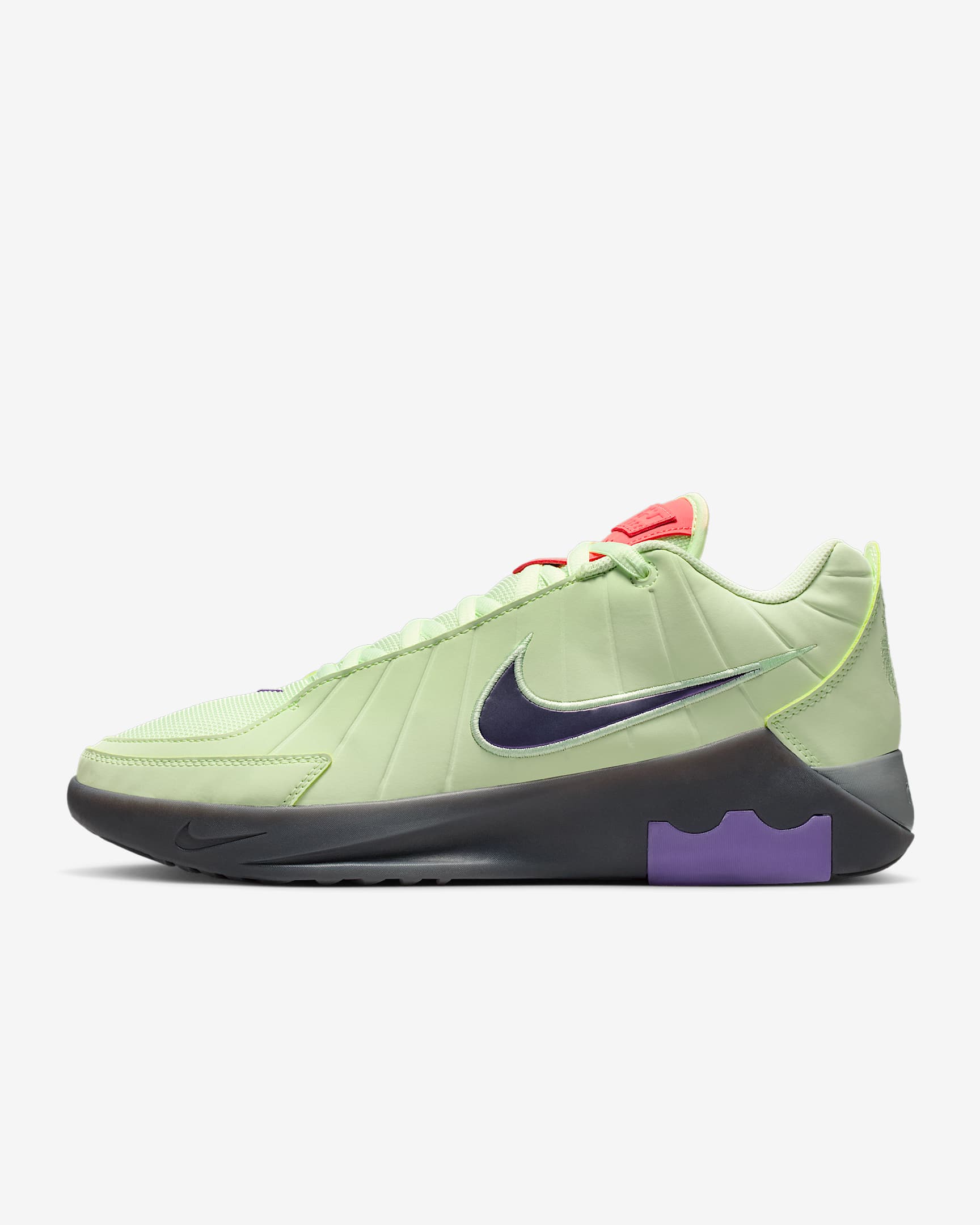 LeBron Witness 9 Basketballschuh – Volt Tint/Schwarz/Smoke Grey/Multi-Color