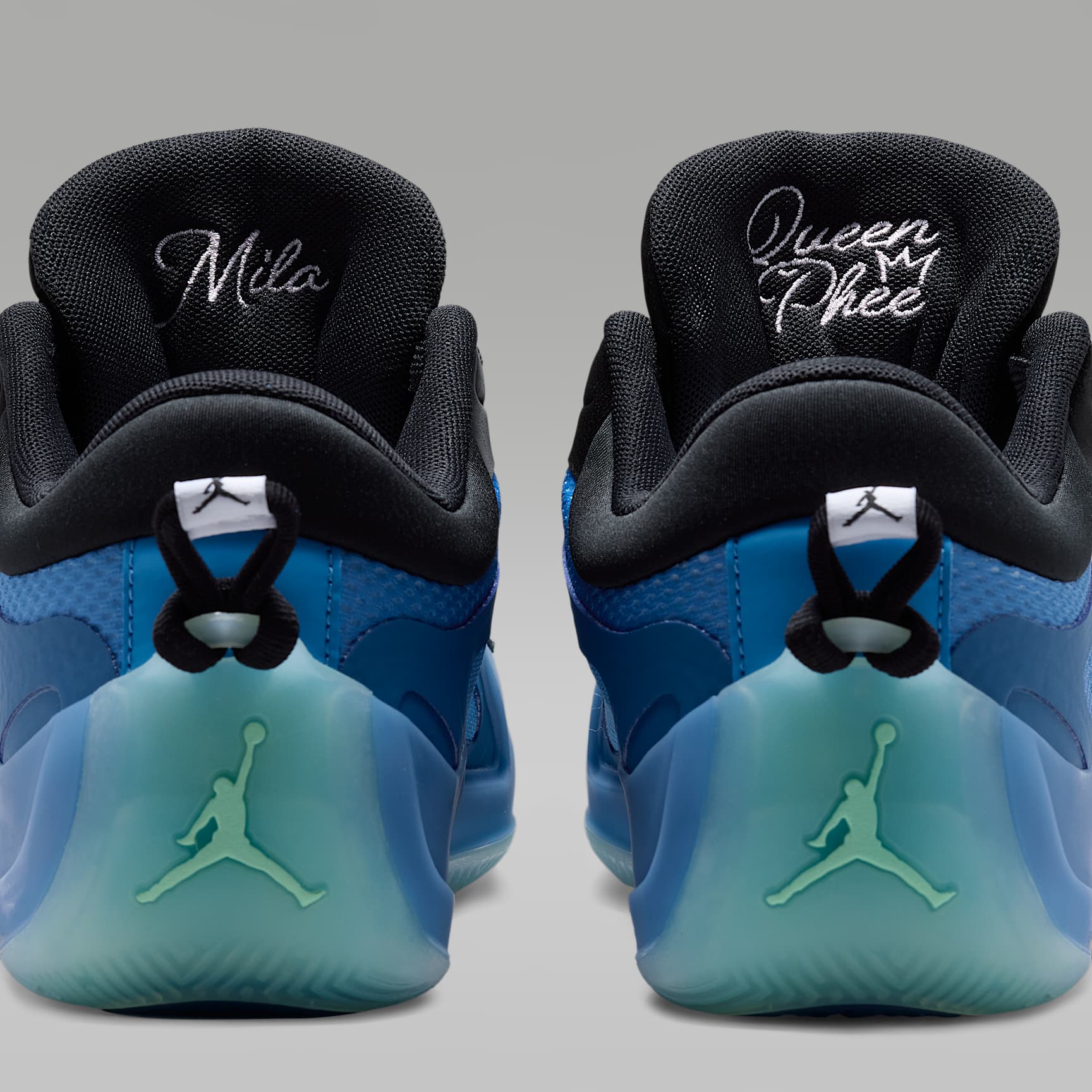 Jordan Heir Series 2 "Queen Phee" Basketballschuh – True Blue/Baltic Blue/Volt Tint/Schwarz