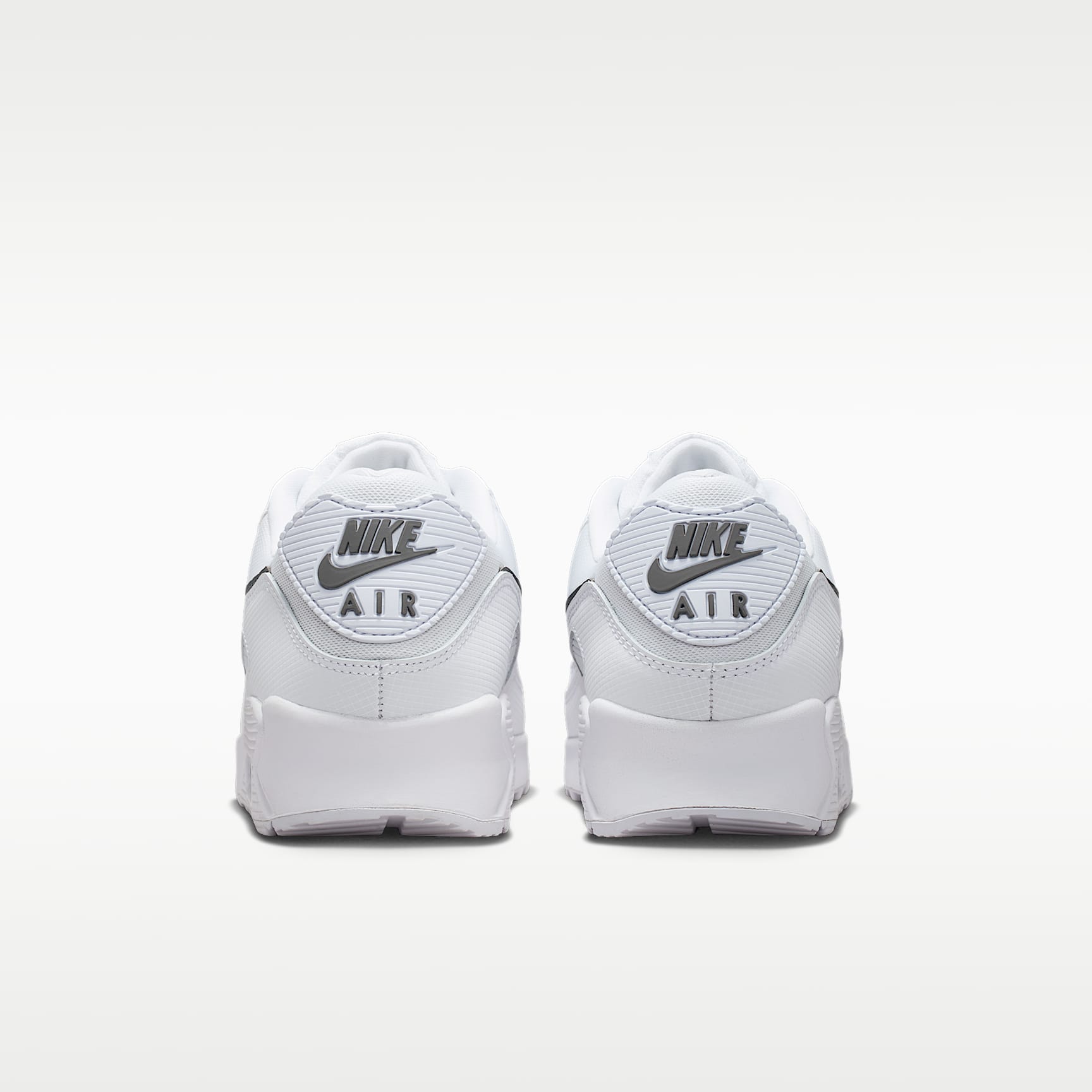 Nike Air Max 90 Schuh (Herren) – Weiß/Weiß/Smoke Grey