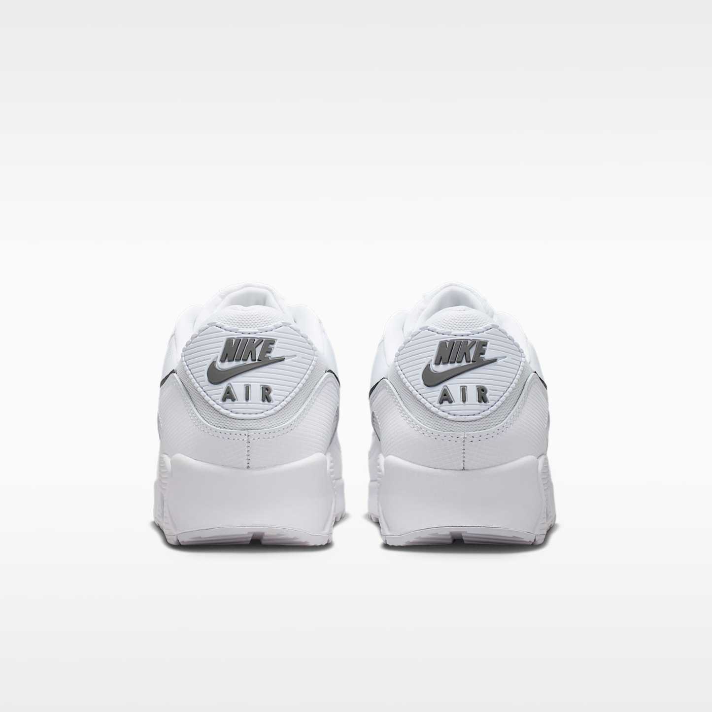 Nike Air Max 90 Schuh (Herren) – Weiß/Weiß/Smoke Grey
