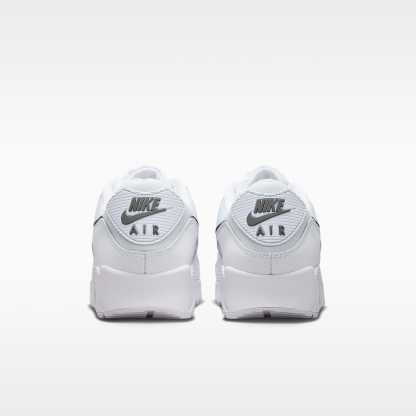 Nike Air Max 90 Schuh (Herren) – Weiß/Weiß/Smoke Grey
