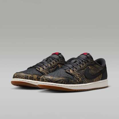 Air Jordan 1 Low OG "Laser" Schuh (Herren) – Schwarz/Summit White/Summit White/Varsity Red
