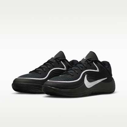 Nike Precision 8 Low Basketballschuh (Herren) – Schwarz/Weiß/Weiß