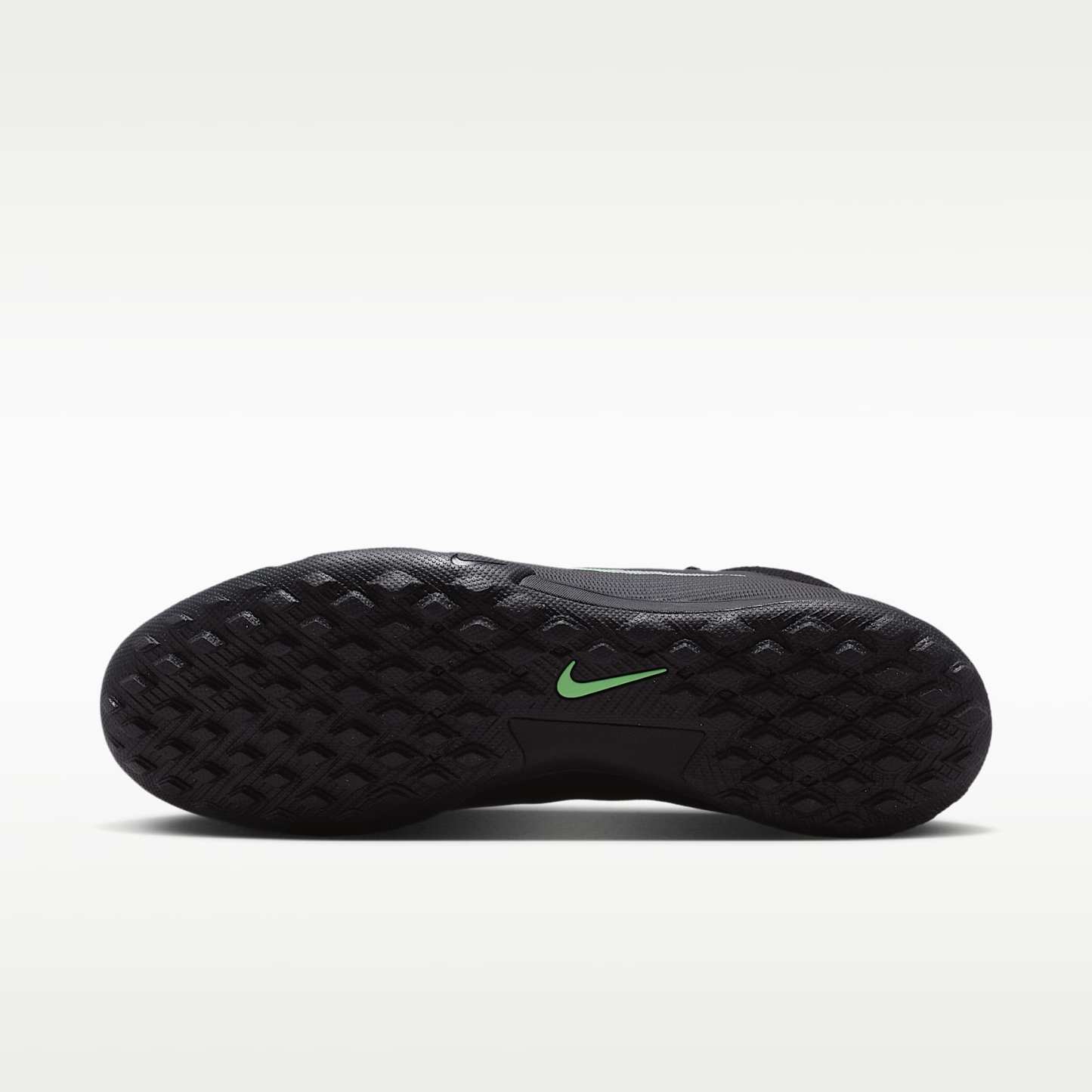 Nike Mercurial Superfly 11 Academy High-Top-Fußballschuh für Turf – Schwarz/Schwarz/Illusion Green
